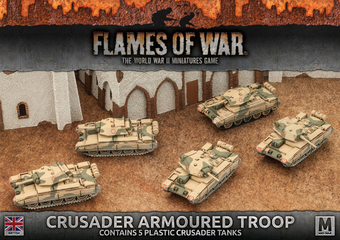 Flames of War: British Crusader Armoured Troop (Mid War) (ONLINE ORDER ONLY)