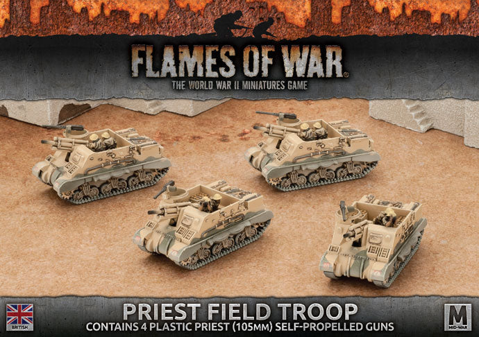 Flames of War: British Priest Field Troop (Mid War) (ONLINE ORDER ONLY)