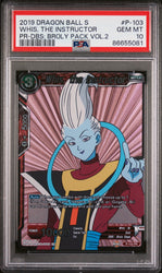2019 DRAGON BALL SUPER DBS:BROLY VOL.2 WHIS, THE INSTRUCTOR #P-103 - PSA 10 (Online Order Only)