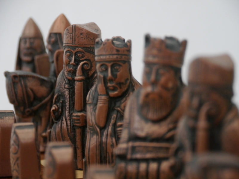 Chess Pieces - Metal Isle of Lewis - 3.5" (ONLINE ORDER ONLY)