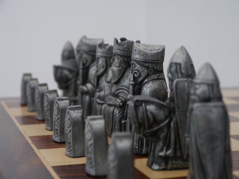Chess Pieces - Metal Isle of Lewis - 3.5" (ONLINE ORDER ONLY)