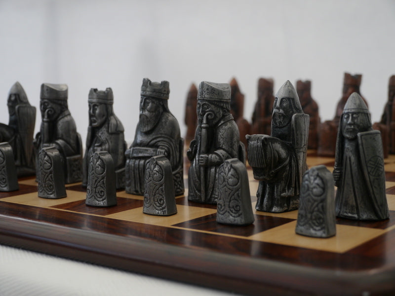 Chess Pieces - Metal Isle of Lewis - 3.5" (ONLINE ORDER ONLY)