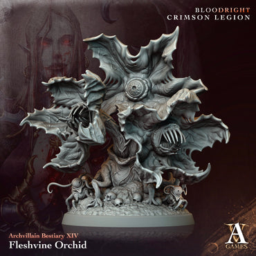 3D Printed Archvillain Games Archvillain Bestiary Vol. XIV Fleshvine Orchid 28 32mm D&D (Online Only)