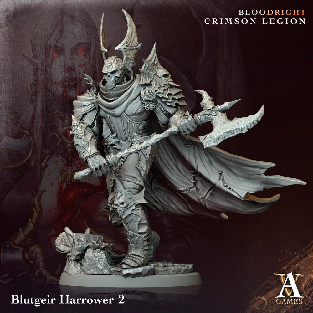 3D Printed Archvillain Games Blutgeir Harrower Bloodright - Crimson Legion 28 32mm D&D (Online Only)