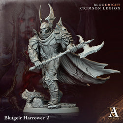 3D Printed Archvillain Games Blutgeir Harrower Bloodright - Crimson Legion 28 32mm D&D (Online Only)