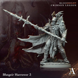 3D Printed Archvillain Games Blutgeir Harrower Bloodright - Crimson Legion 28 32mm D&D (Online Only)