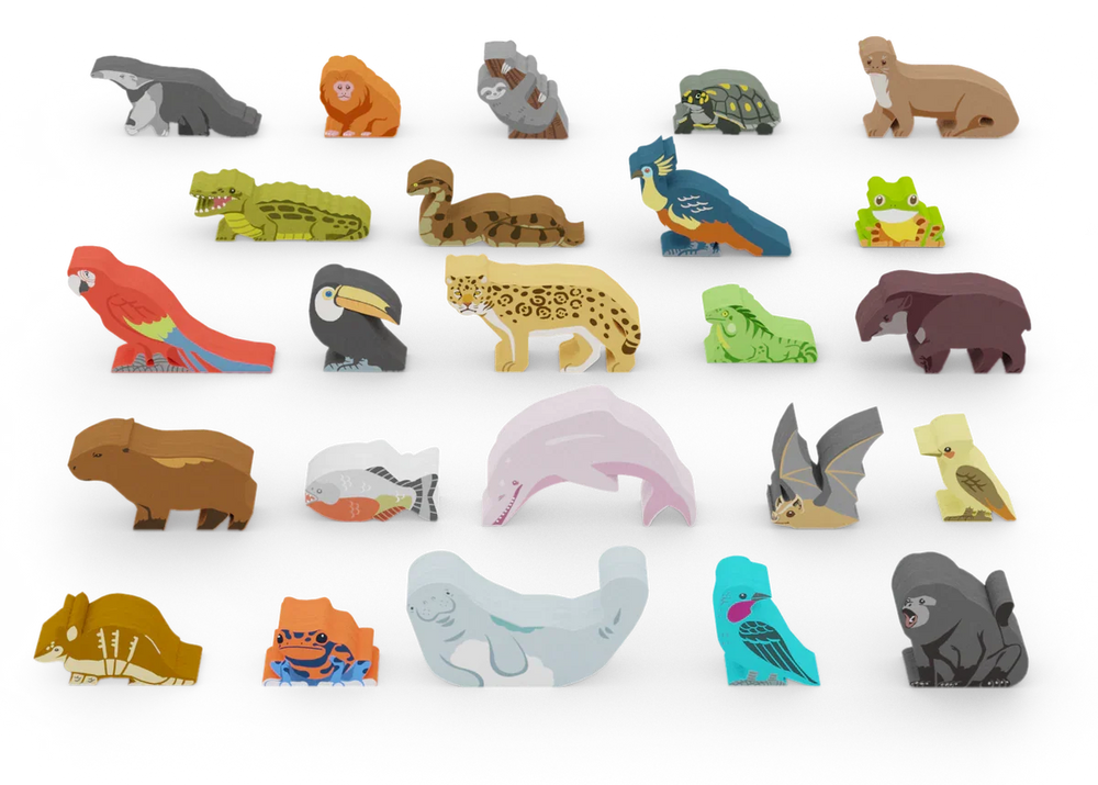 Life of the Amazonia: Meeple Set