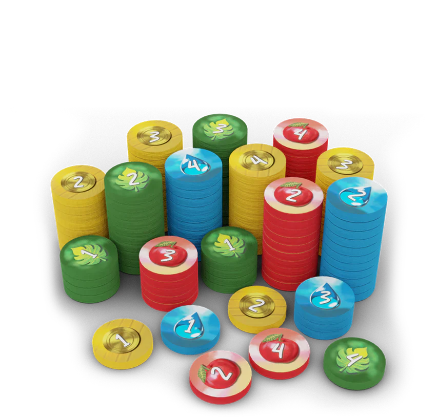 Life of the Amazonia: Upgraded Resource Tokens (ONLINE ORDER ONLY)