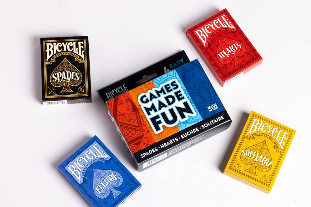 Bicycle Playing Cards: 4-Game Pack