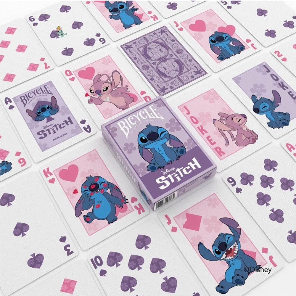 Bicycle Playing Cards: Disney - Stitch - Purple