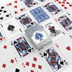 Bicycle Playing Cards: Sterling - Blue (ONLINE ORDER ONLY)