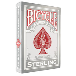 Bicycle Playing Cards: Sterling - Red (ONLINE ORDER ONLY)