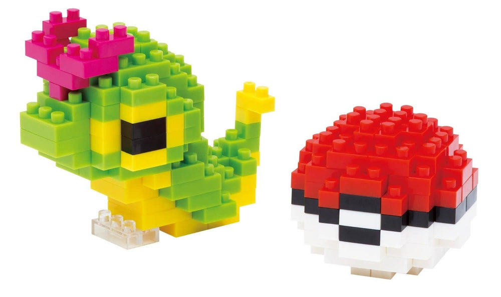 Pokemon Nanoblock - Caterpie & PokeBall (ONLINE ORDER ONLY)