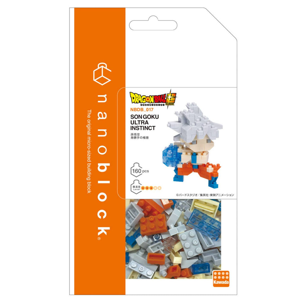 Nanoblock: Dragon Ball Super - Son Goku - Ultra Instinct (ONLINE ORDER ONLY)