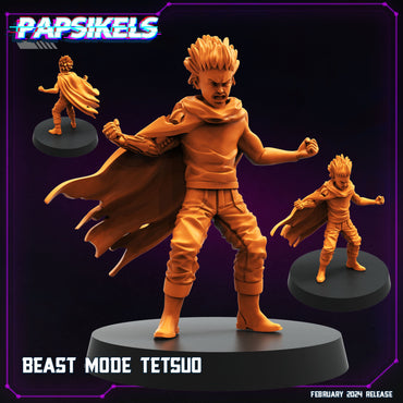3D Printed Papsikels Beast Mode Tetsuo February 2025 Cyberpunk 28mm 32mm (Online Only)