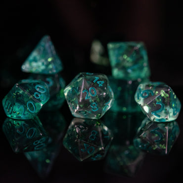 Bermuda Acrylic Dice Set (ONLINE ORDER ONLY)