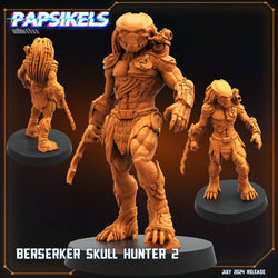 3D Printed Papsikels Berserker Skull Hunter Set July 2024 Scifi 28mm 32mm (Online Only)