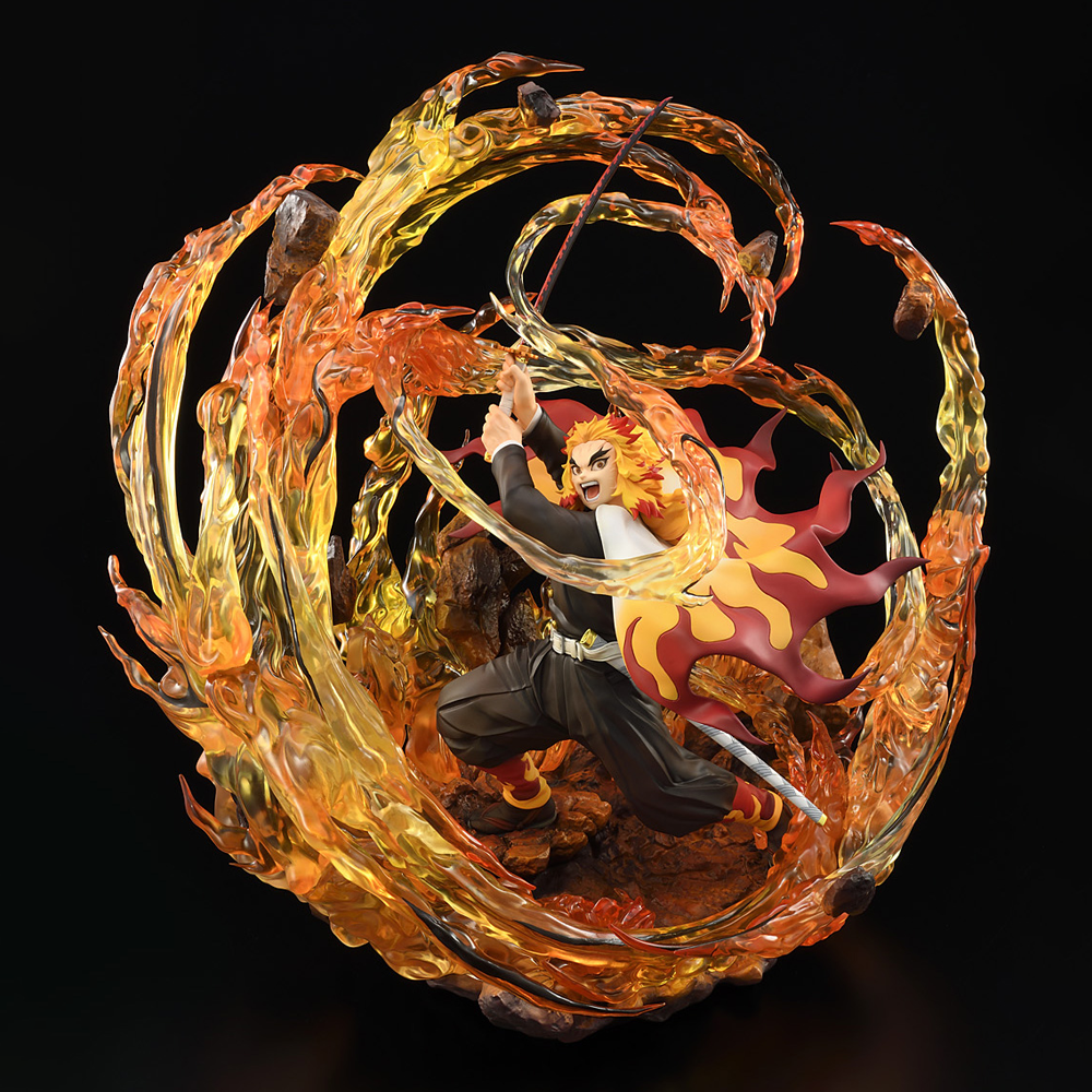 Bellfine: Demon Slayer: Kimetsu no Yaiba - Kyojuro Rengoku Battle Stance DX Ver 1/8 Scale Figure (ONLINE ORDER ONLY)