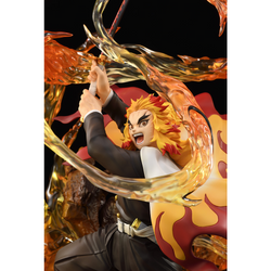 Bellfine: Demon Slayer: Kimetsu no Yaiba - Kyojuro Rengoku Battle Stance DX Ver 1/8 Scale Figure (ONLINE ORDER ONLY)