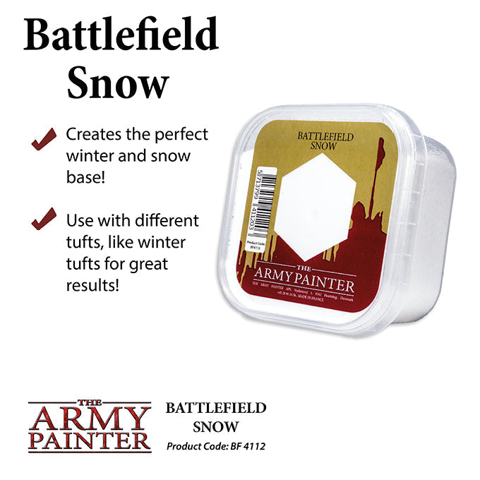 Army Painter Tools: Basing: Snow (ONLINE ORDER ONLY)