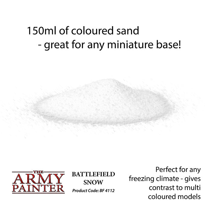 Army Painter Tools: Basing: Snow (ONLINE ORDER ONLY)