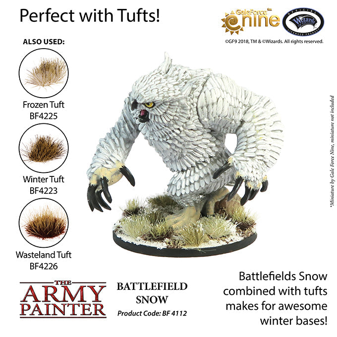 Army Painter Tools: Basing: Snow (ONLINE ORDER ONLY)