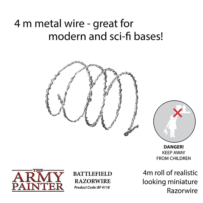 Army Painter Tools: Basing: Battlefield Razorwire (ONLINE ORDER ONLY)