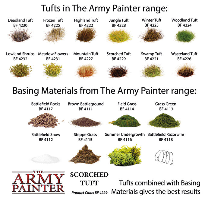 Army Painter Tools: Battlefields: Scorched Tuft (ONLINE ORDER ONLY)