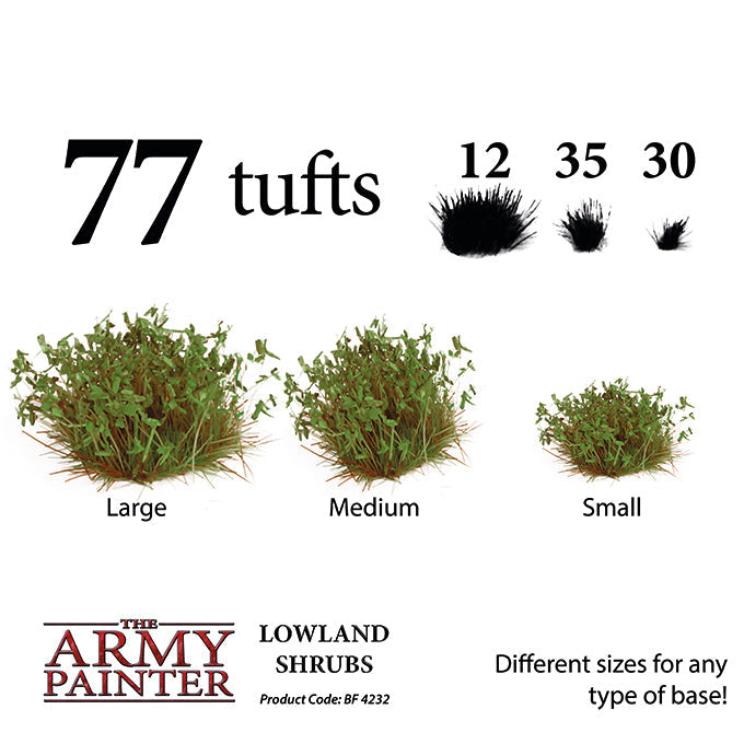 Army Painter Tools: Battlefields: Lowland Shrubs (ONLINE ORDER ONLY)