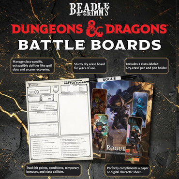 Beadle & Grimm's D&D Battle Board: Rogue (ONLINE ORDER ONLY)