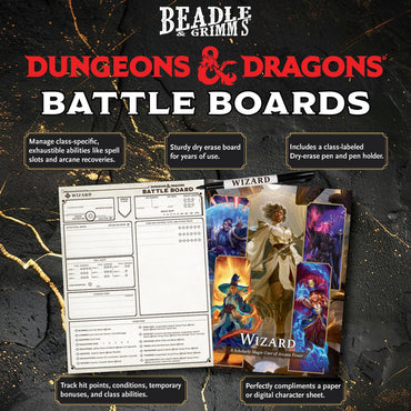 Beadle & Grimm's D&D Battle Board: Wizard (ONLINE ORDER ONLY)
