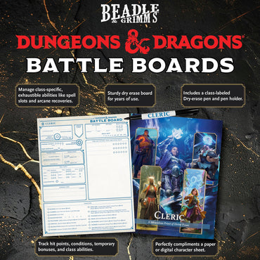 Beadle & Grimm's D&D Battle Board: Cleric (ONLINE ORDER ONLY)