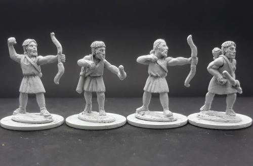 Gripping Beast Figures: The Punic Wars - Numidians - Numidian Archers (4) (ONLINE ORDER ONLY)