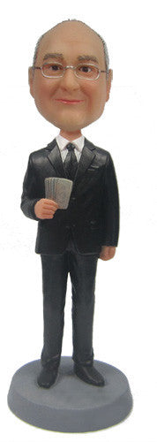 Cash Man Businessman Bobblehead #5 (ONLINE ORDER ONLY)