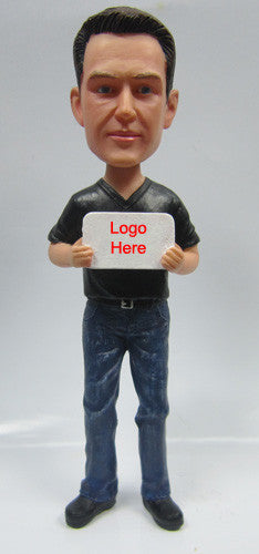 Sign Holding Male Bobblehead (ONLINE ORDER ONLY)