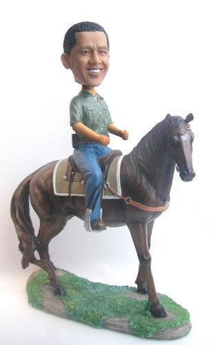 Male Horse Rider Equestrian Bobblehead (ONLINE ORDER ONLY)