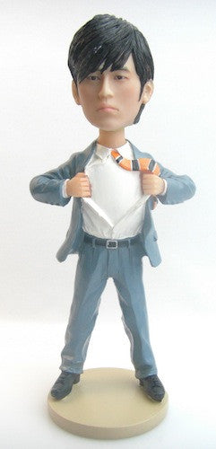 Custom Super Company Logo Man Bobblehead #2 (ONLINE ORDER ONLY)