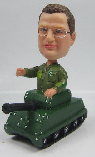 Soldier In Tank Bobblehead (ONLINE ORDER ONLY)