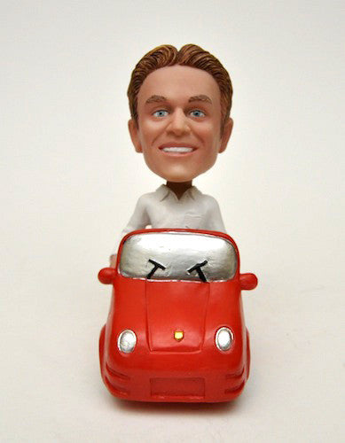 Porsche Car Bobblehead in Red (ONLINE ORDER ONLY)