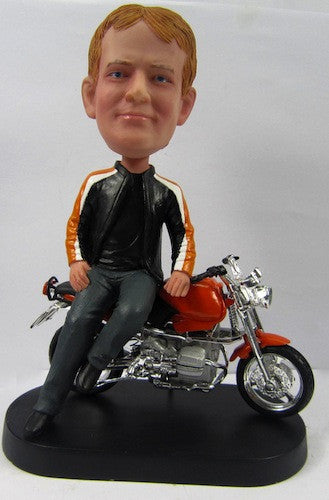 Male Motorcycle Rider Bobblehead (ONLINE ORDER ONLY)