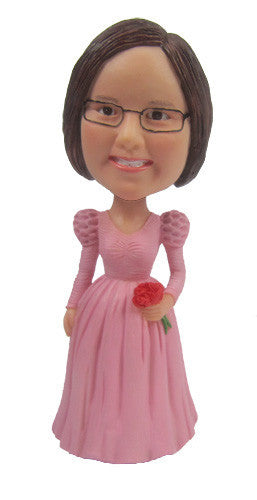Pink Dress Bobblehead #1 (ONLINE ORDER ONLY)