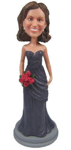 Elegant Dress Bobblehead #1 (ONLINE ORDER ONLY)