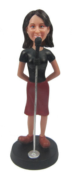 Female Singer Bobblehead #1 (ONLINE ORDER ONLY)