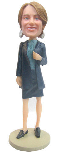 Business Woman Bobblehead #2 (ONLINE ORDER ONLY)