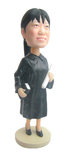 Graduation Female Bobblehead #1 (ONLINE ORDER ONLY)