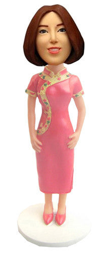 Asian Dress Bobblehead (ONLINE ORDER ONLY)