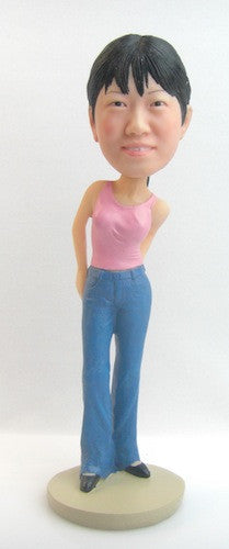 Casual Female Bobblehead #18 (ONLINE ORDER ONLY)