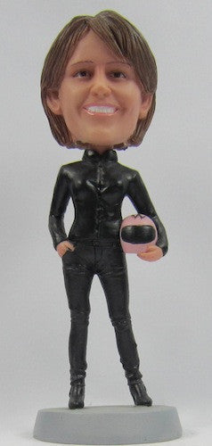 Female Motorcycle Rider Bobblehead (ONLINE ORDER ONLY)