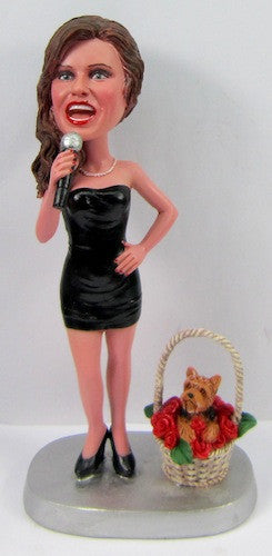 Female Singer Bobblehead #3 (ONLINE ORDER ONLY)