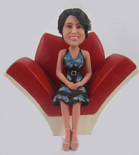 Female Dress Bobblehead #6 (ONLINE ORDER ONLY)